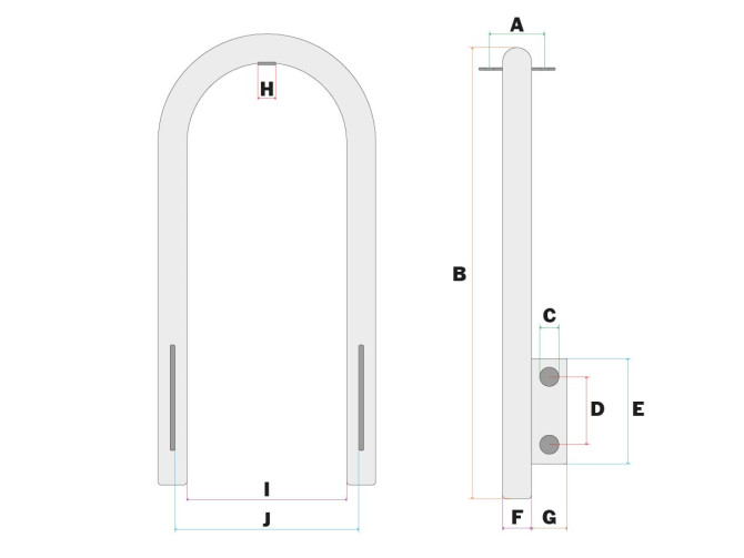 Front fork stabilizer bracket Puch Maxi as original / EBR as original reinforced black product